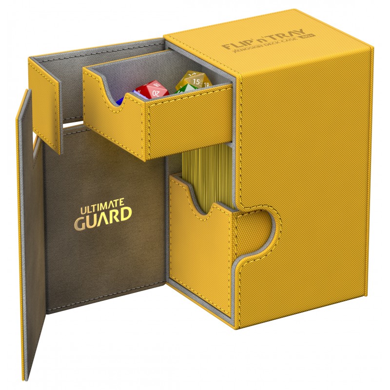 Ultimate Guard Flip'n'Tray™ 80Card Deck Box, Amber